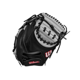 Wilson A1000 CM33 Catcher's Mitt (Black/Grey) 33''