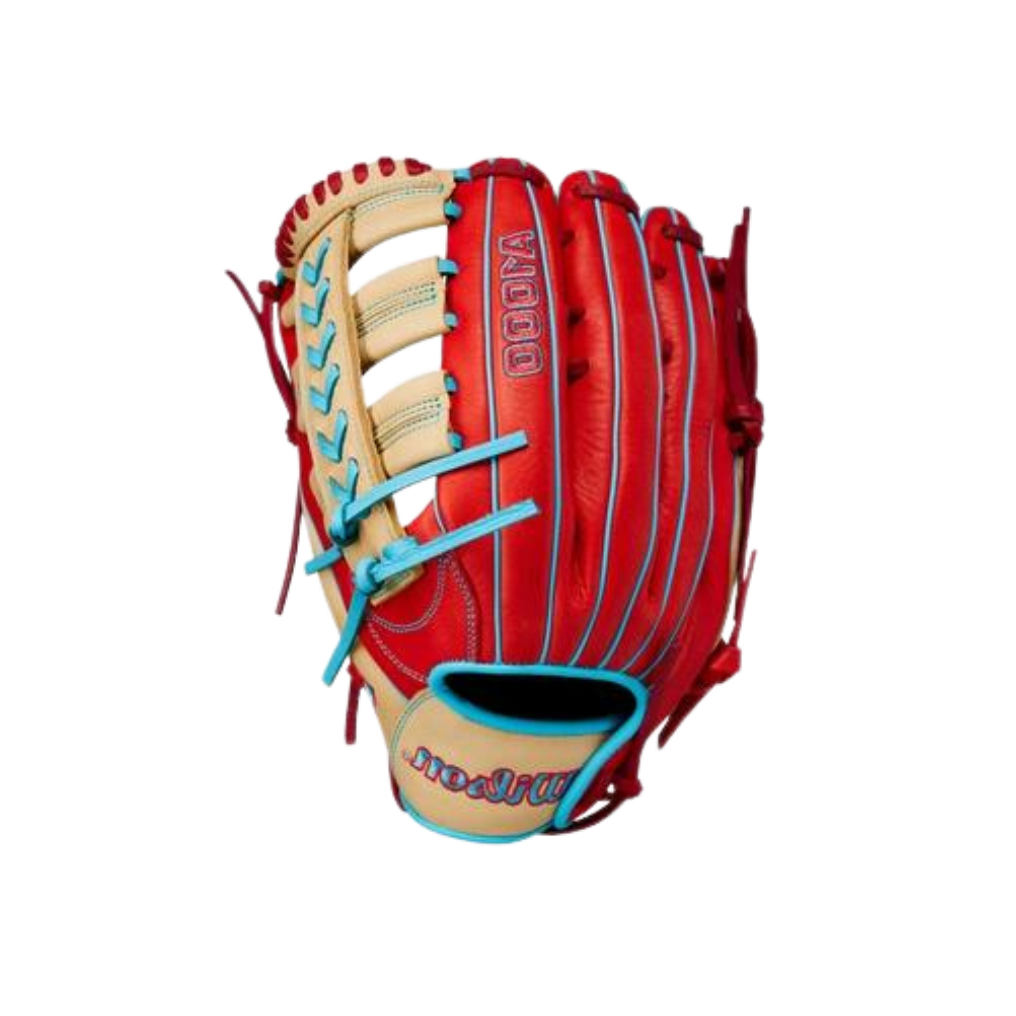 Wilson A1000 PF1892 Glove LH (Red/Blonde) 12.25''