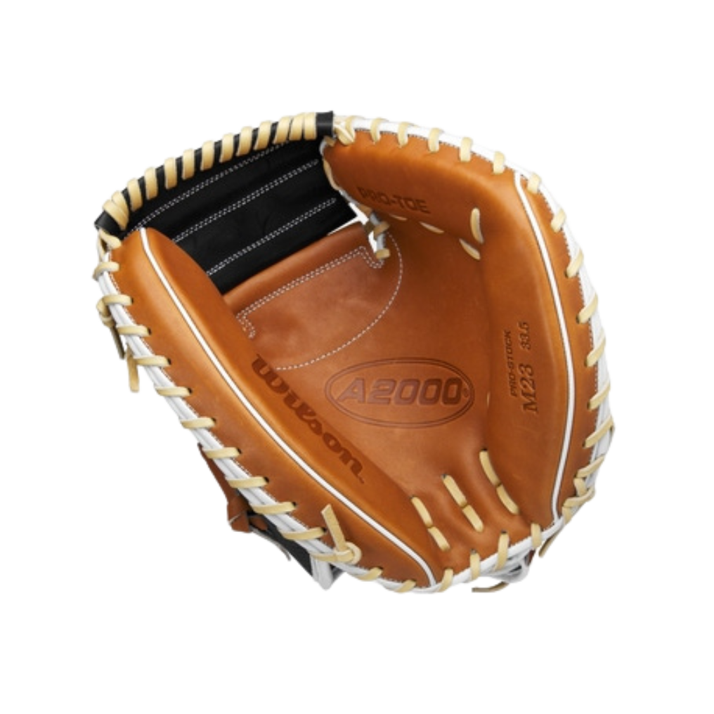 Wilson A2000 M23SS Catcher's Mitt (Black/Blonde) 33.5''