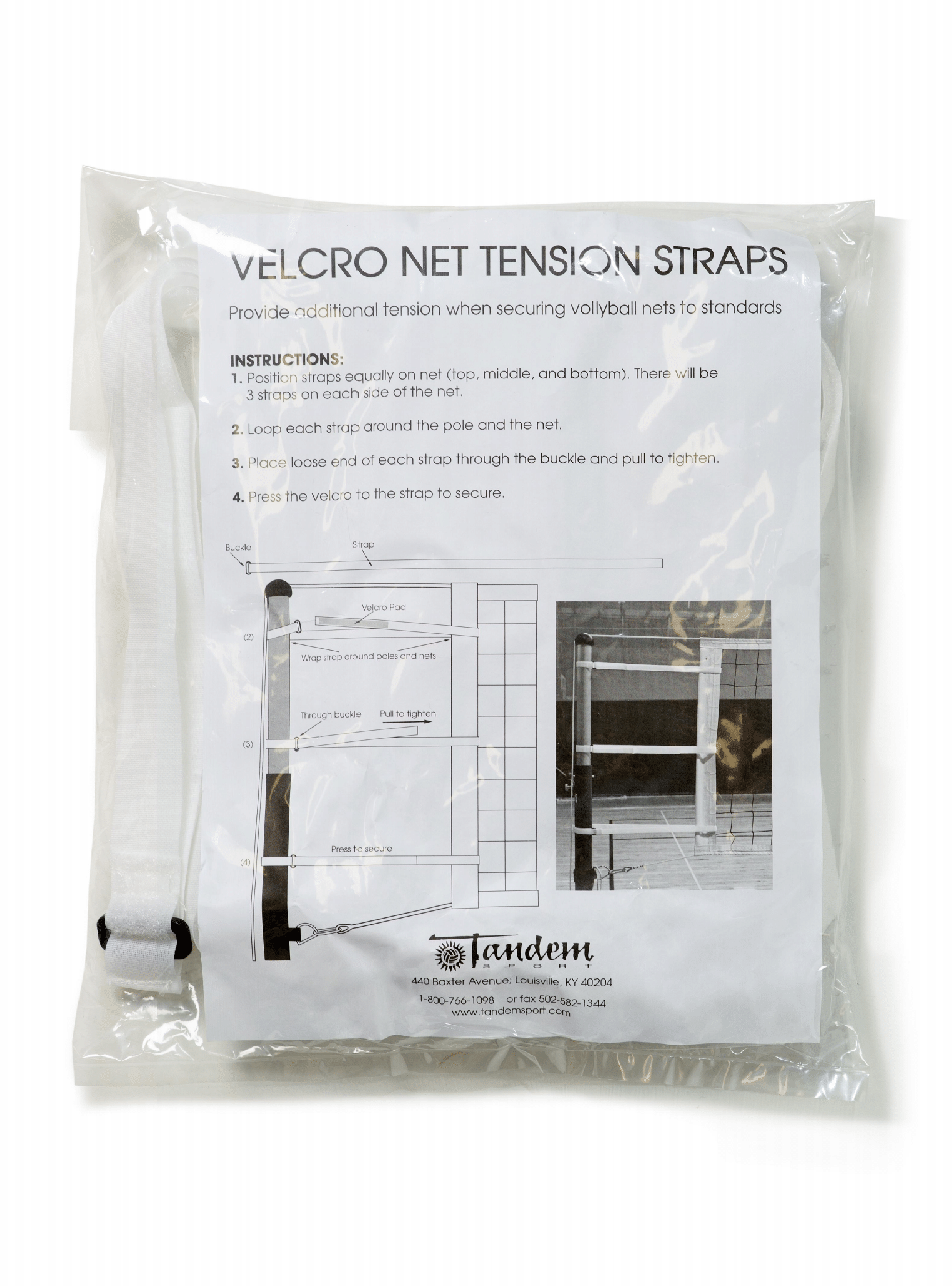 Image of Tandem Sport Velcro Net Tension Straps (Set/6) - Deportes Salvador Colom